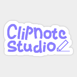 Clipnote logo Sticker